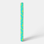 modernes farbiges Muster Samsung Galaxy Hülle (Linke Seite)