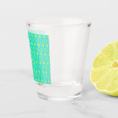 modernes farbiges Muster Schnapsglas (Rechts)