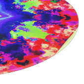 Modernes, farbiges Muster Schneidebrett (Ecke)