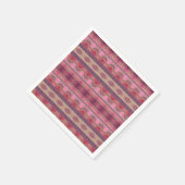 Modernes, farbiges Muster Serviette (Ecke)