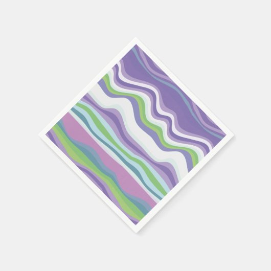 Modernes, farbiges Muster Serviette (Ecke)