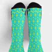 modernes farbiges Muster Socken (Oben)