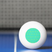 modernes farbiges Muster Tischtennisball (Netto)