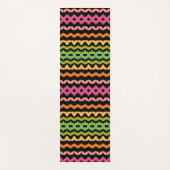 Modernes, farbiges Muster Yogamatte (Vorderseite)