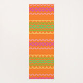 Modernes, farbiges Muster Yogamatte (Rückseite)