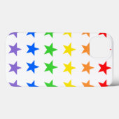 Modernes, farbiges Sternmuster Case-Mate iPhone Hülle (Rückseite (Horizontal))