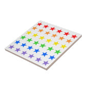 Modernes, farbiges Sternmuster Fliese (Seite)