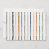 Modernes farbiges typografisches Foto Neues Jahr (Rückseite)