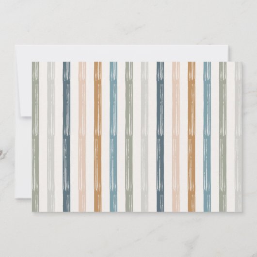 Modernes farbiges typografisches Foto Neues Jahr (Rückseite)