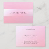 Modernes, farbiges Vorlagendesign Beruflich Visitenkarte (Vorne/Hinten)