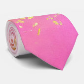 Modernes Farbpinsel Abstrakt Krawatte (Gerollt)