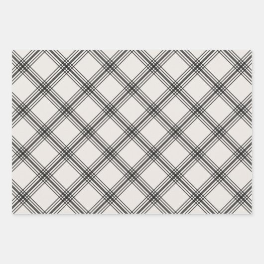 Modernes Farmhouse-Urlaubspapier Geschenkpapier Set (Vorderseite)