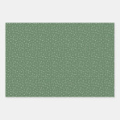 Modernes Farmhouse-Urlaubspapier - grün Geschenkpapier Set (Vorderseite 3)
