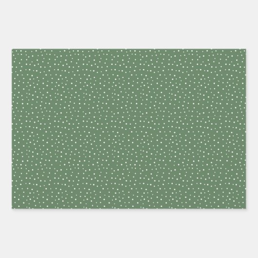 Modernes Farmhouse-Urlaubspapier - grün Geschenkpapier Set (Vorderseite 3)