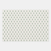 Modernes Farmhouse-Urlaubspapier - grün Geschenkpapier Set (Vorderseite 2)