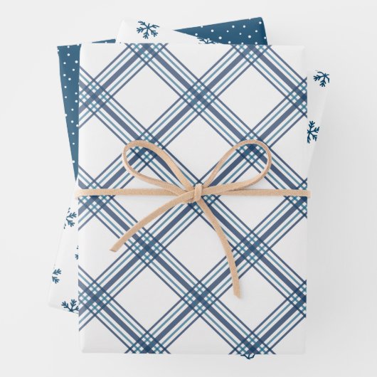 Modernes Farmhouse Urlaubspapier - Marine Geschenkpapier Set (Beispiel)