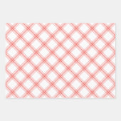 Modernes Farmhouse Urlaubspapier - rot Geschenkpapier Set (Vorderseite)