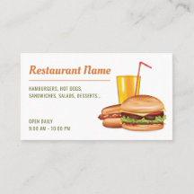 Modernes Fast Food Restaurant Hamburger Diner Gril