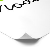 Modernes Fee Poster Print (Ecke)