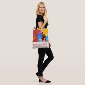 Modernes, feines, elegantes Monogramm Abstrakt Art Tasche (Am Model)