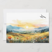 Modernes, feines Schwarz-Weiß-Script Save The Date (Rückseite)