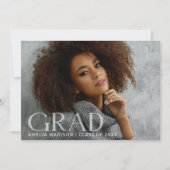 Modernes, feines, transparentes Foto Ankündigung (Vorderseite)