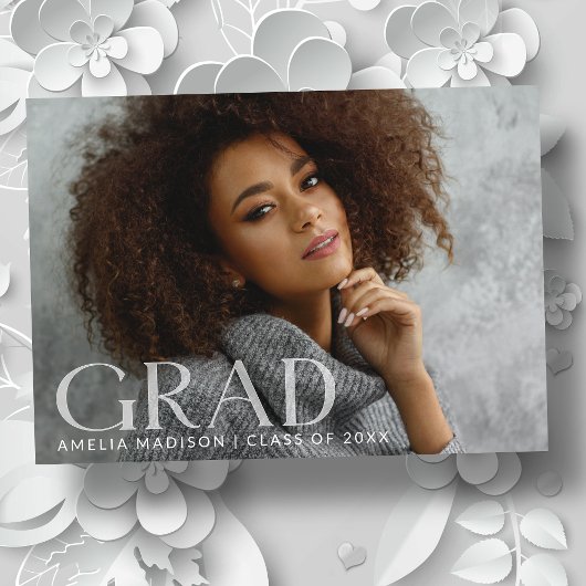 Modernes, feines, transparentes Foto Ankündigung