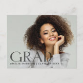 Modernes, feines, transparentes Foto Postkarte (Vorderseite)