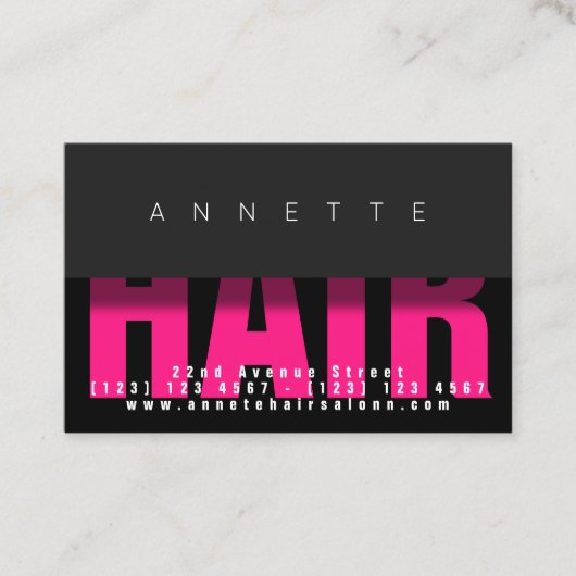 Modernes, feines und elegantes Design Visitenkarte (Vorderseite)