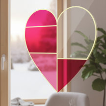 Modernes Fenster für das Herz für den Valentinstag