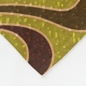 Modernes, festes Glasfenster Fleecedecke (Ecke)