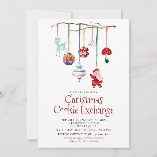 Modernes festes Party für den Austausch von Wasser Einladung (Vorderseite)