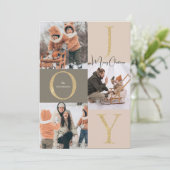 Modernes festliches Foto Weihnachten (Stehend Vorderseite)