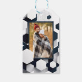 Modernes festliches Personalisiert Geschenkanhänger (Rückseite)