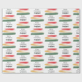 Modernes festliches Weihnachtsgebäck Geschenkpapier (Flach)