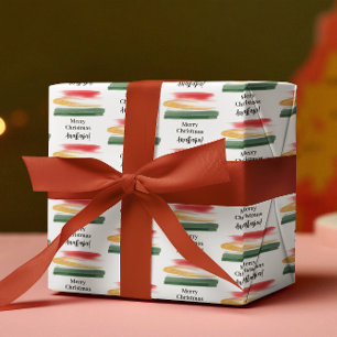 Modernes festliches Weihnachtsgebäck Geschenkpapier