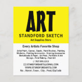 Modernes, fett, Art Supplies Store Flyer (Vorne)