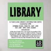 Modernes Fett, Bibliothekswerbung Poster (Vorne)