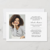 Modernes, fett dunkles, transparentes Foto Grad 2 Ankündigung (Rückseite)