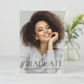 Modernes, fett dunkles, transparentes Foto Grad 2 Ankündigung (Stehend Vorderseite)