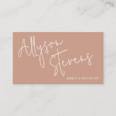 Modernes, fett formatiertes Schriftzeichen Logo qr Visitenkarte (Vorderseite)