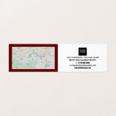 Modernes, fett, Hundeschwalzer-Service im Detail Visitenkarten (Innenseite Aufgefaltet)