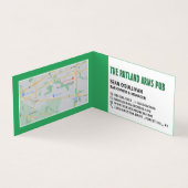 Modernes Fett, Pub/Brauerei, im Detail Visitenkarten (Innenseite)