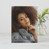 Modernes, fett weißes, transparentes Foto Ankündigung (Stehend Vorderseite)