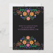 Modernes Fiesta und Kakteen Brautparty Einladung (Rückseite)