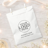Modernes Firmenlogo Anpassbar Geschenktütchen (Ausgeschnitten)