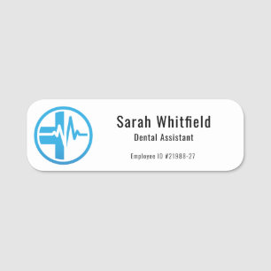Modernes Firmenlogo Dental Assistant Custom Namensschild