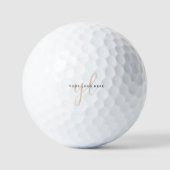 Modernes Firmenlogo Einfache Markenwerbung Golfball (Vorderseite)