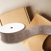 Modernes Firmenlogo für Beige-Verpackungen Ripsband