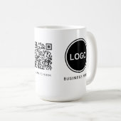 Modernes Firmenlogo Kaffeetasse (VorderseiteRechts)